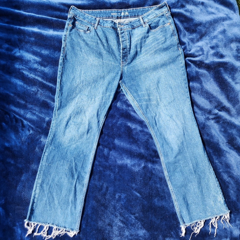 Old Navy Women's Boot Cut High Rise Blue Jeans